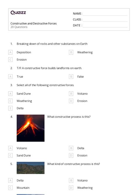 50 Forces And Interactions Worksheets For 5th Grade On Quizizz Free And Printable