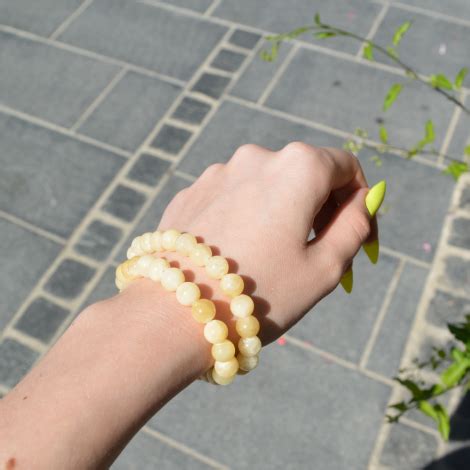 Yellow Calcite Bracelet Mm