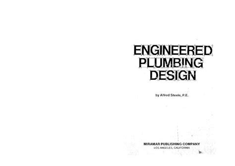 Pdf Engineered Plumbing Design Pdfslidenet