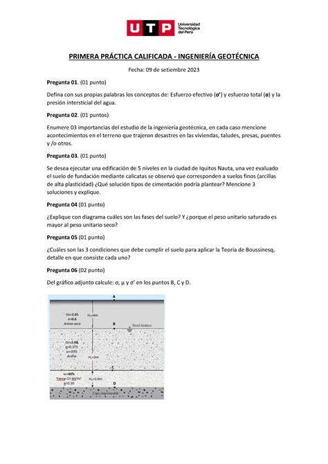 1ER Practica Calificada IG PRIMERA PRCTICA CALIFICADA INGENIERÕA