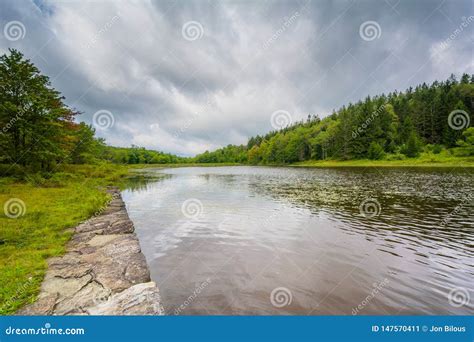 Pendleton Lake At Blackwater Falls State Park West Virginia Stock