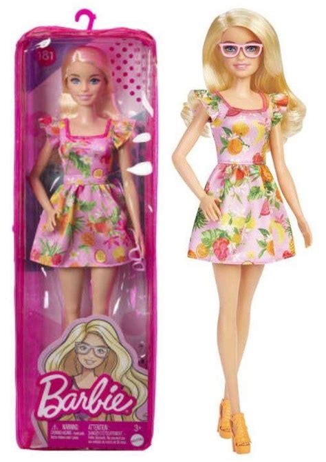 Barbie Fashionistas 181 Blonde Hair In Fruit Dress HBV15 Kaufen Auf