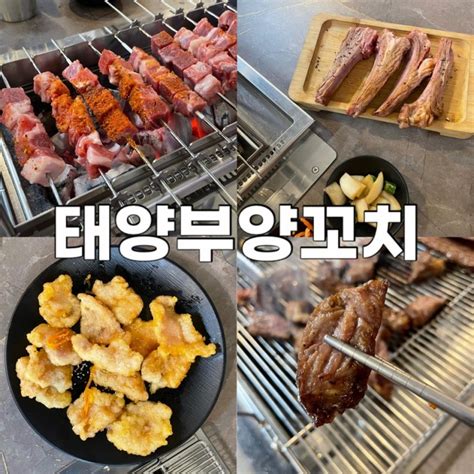 의정부 맛집 태양부양꼬치 세트a 네이버 블로그