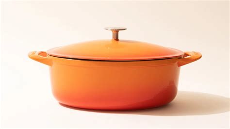 Oval Enameled Cast Iron Dutch Oven Made In Made In