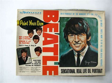 Vintage Beatles Paint By Numbers Kit George
