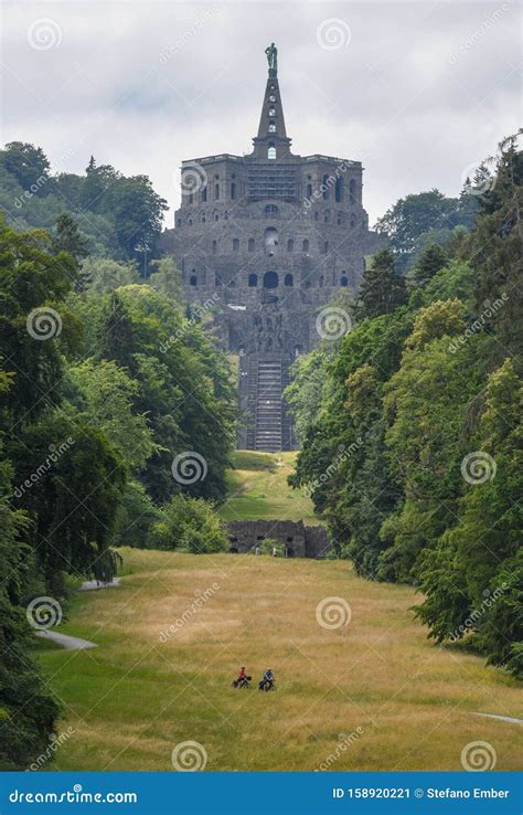 Hercules Monument Of Wilhelmshoehe Mountainpark At Kassel On Germany