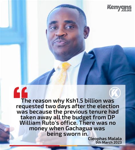 Kenyans Co Ke On Twitter Cleophas Malala Explains Why Dp Gachagua S