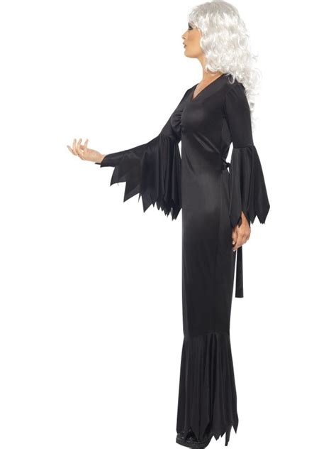 D Guisement Femme Vampire De Minuit Robe Longue Noire Chez Deguizfetes