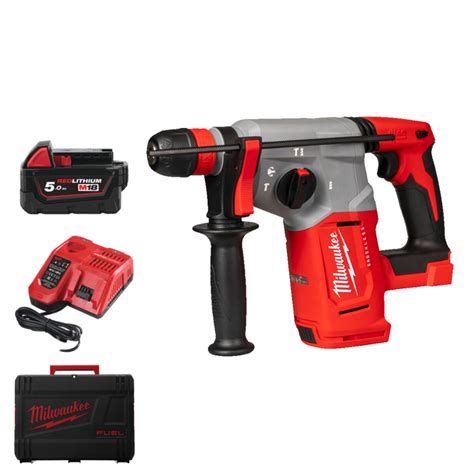 Milwaukee M18BLHX 501X 18v Brushless 4 Mode 26mm SDS Plus Hammer With