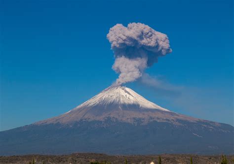 Im Genes De La Reciente Actividad Del Popocat Petl El Cenapred