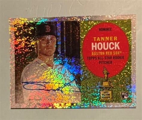 Tanner Houck Topps All Star Rookie Cup Rca Th Rc Auto Red Sox