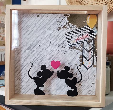 Personalized Shadow Box Disney Etsy