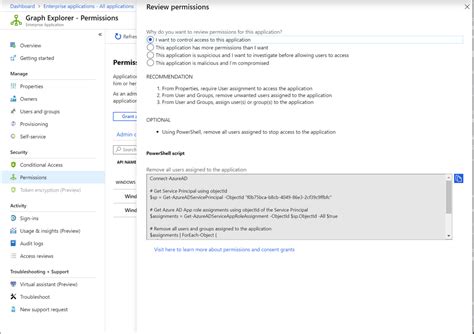 Review Permissions Granted To Applications Microsoft Entra
