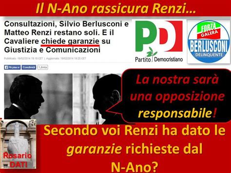 Berlusconi Rassicura Renzi In Cambio Di Che Cosa