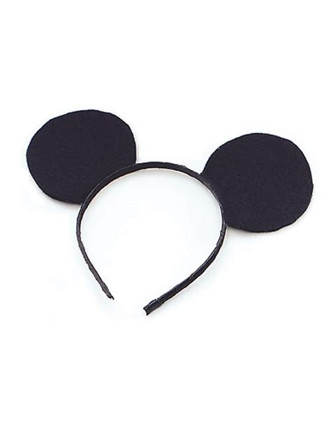 Black Mouse Ears - Costumes R Us Fancy Dress