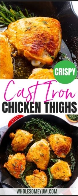 Cast Iron Chicken Thighs Wholesome Yum