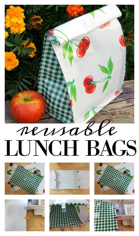 Diy Lunch Bag Reusable Lunch Bags Insulated Lunch Bags Diy Craft