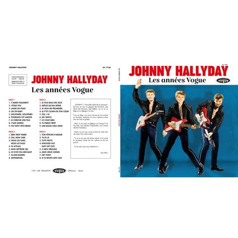 Johnny Hallyday Les Ann Es Vogue Vinyle