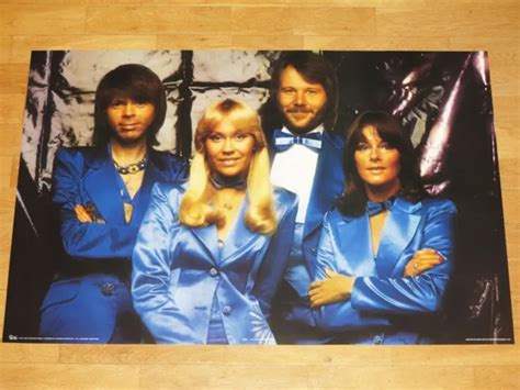 ABBA POSTER ORIGINALE 70er Poster Frida Agnetha Björn Benny 1977 RAR