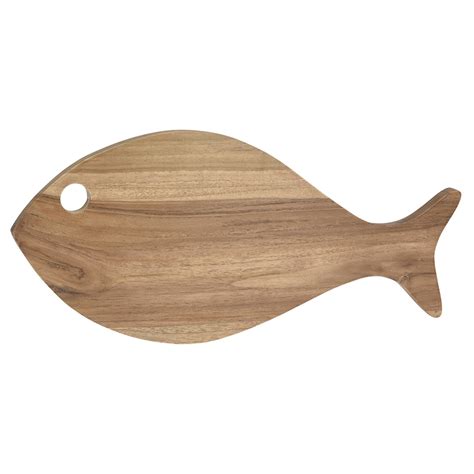 Tabla De Picar De Madera Con Dise O De Pescado Almacenes Boyac