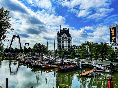 Rotterdam canal, Netherlands Photograph by Lukim Artwork - Fine Art America