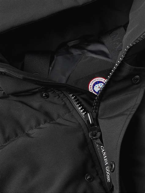 Black Wyndham Arctic Tech Hooded Down Parka CANADA GOOSE MR PORTER