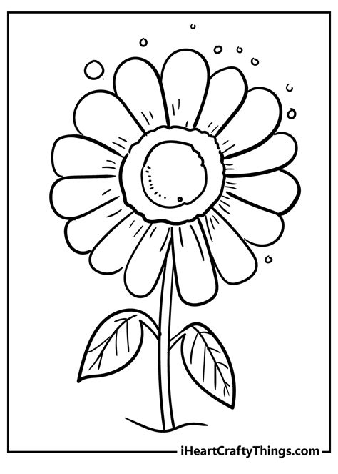 Printable Daisy Coloring Pages - udlvirtual.esad.edu.br