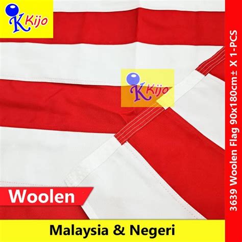 Cm X Cm Malaysia Flag Woolen Flag Kian Joo