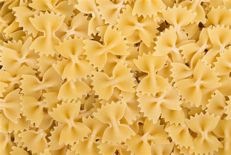 Raw Farfalle Bow Tie Pasta Stock Photo Image Of Handful 52002524