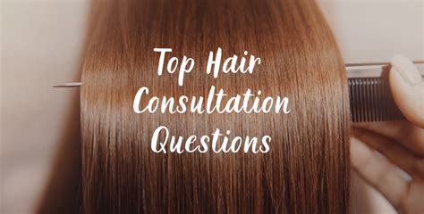 Hair Consultation Questions For Estheticians Stylists