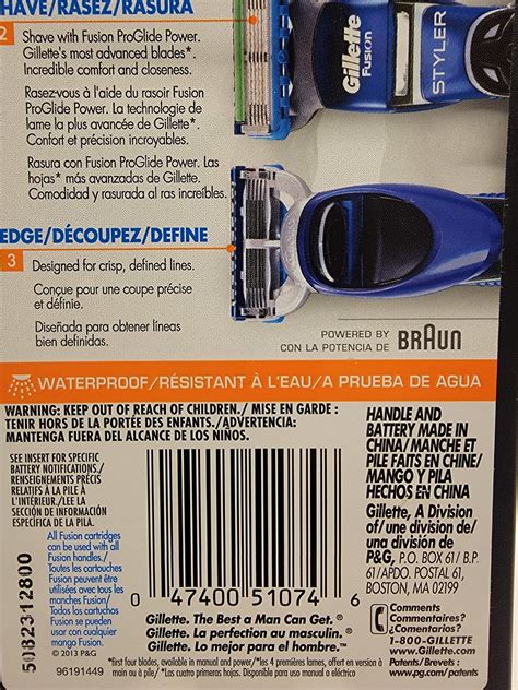 New Gillette Fusion Proglide Styler In Waterproof Trimmer Shave