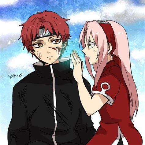 Sasori And Sakura Personagens De Anime Desenhos De Anime Casal Anime