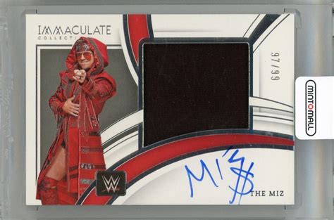 Mint Panini Immaculate Collection Wwe Premium