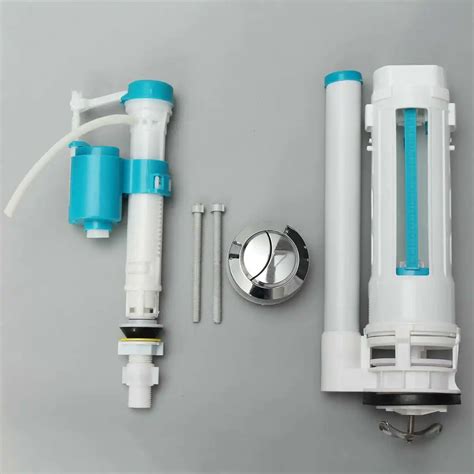 Toilet Push Button Fill Valve Dual Flush Cistern Syphon G12 Toilet Water Tank Fittings Intake