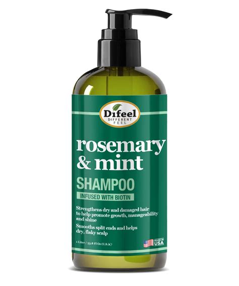 Difeel Rosemary And Mint Hair Strengthening Shampoo With Biotin Cc Hair And Beauty