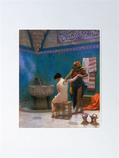 Jean Leon Gerome The Bath Circa 18801885 Harem Figurative Women