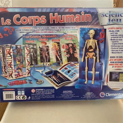 JEU DE SOCIÉTÉ Science Jeu Le Corps Humain de Clementoni EUR 15 00