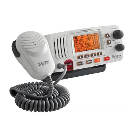 Cobra Mr F B Mr F W Class D Fixed Mount Vhf Marine Radio