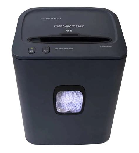 Royal Consumer Micro Cut Paper Shredder 18 Sheet Black Silver