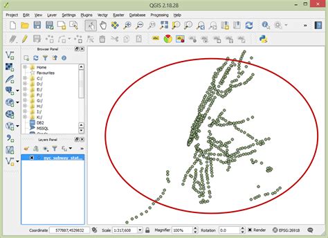 Spatial Database Connect To Postgresql Postgis Through Qgis Spatial Computing And Data Mining