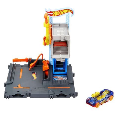 Spalatorie Cu Accesorii Hot Wheels City Game Hippoland Ro