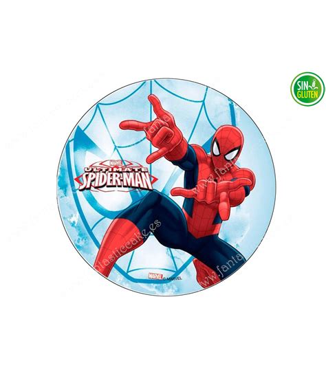 Oblea Spiderman Para Tarta N Fantastic Cake