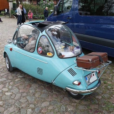 teilix: “Heinkel Kabine (1956–1958) Strange Cars, Weird Cars, Three ...