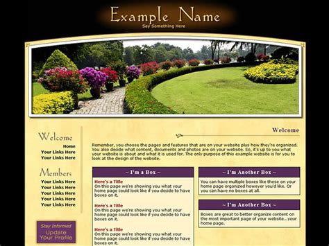 Hoa Website Templates