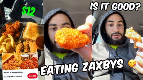 EATING ZAXBY’S FOR THE FIRST TIME! (Full Review) #food #zaxbys #review ...