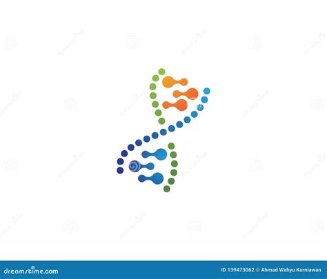 Vector Del Logotipo De La Dna Ilustraci N Del Vector Ilustraci N De