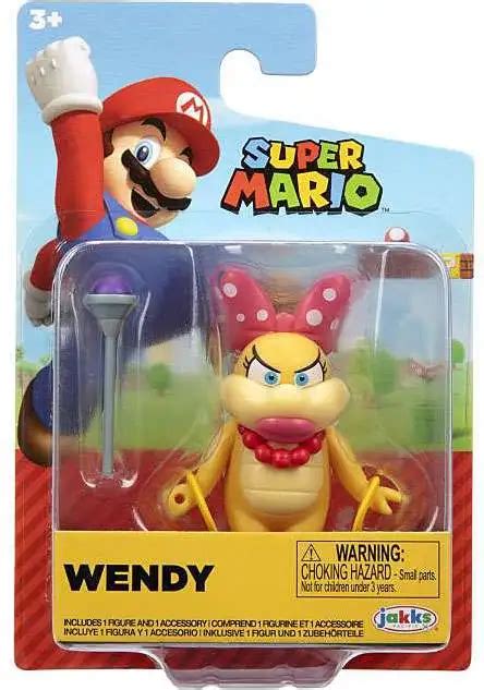 World Of Nintendo Super Mario Wave 32 Wendy Koopa 2 5 Mini Figure Jakks