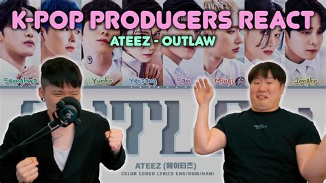 Musicians React Review ATEEZ OUTLAW YouTube