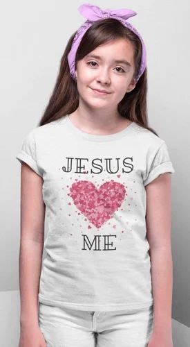 Christian Girls T Shirts Jesus Loves Me Share Your Faith With Fun