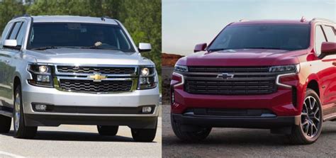 2021 Chevrolet Tahoe Vs Last Gen Tahoe Gm Authority